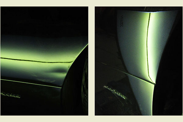 Удаление вмятин — готовый результат